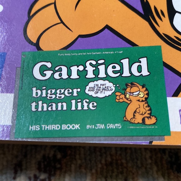 Vintage 1970s, one Garfield fat cat three pack +2 other books - Picture 5 of 7